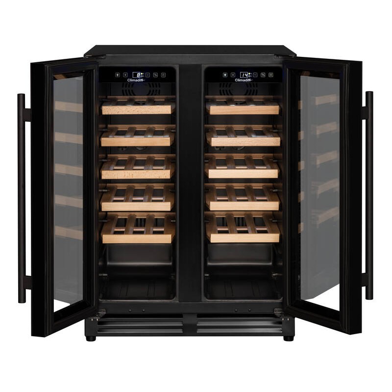 CBU40D1B Climadiff 40-bottle dual-zone built-in wine cellar - Climadiff