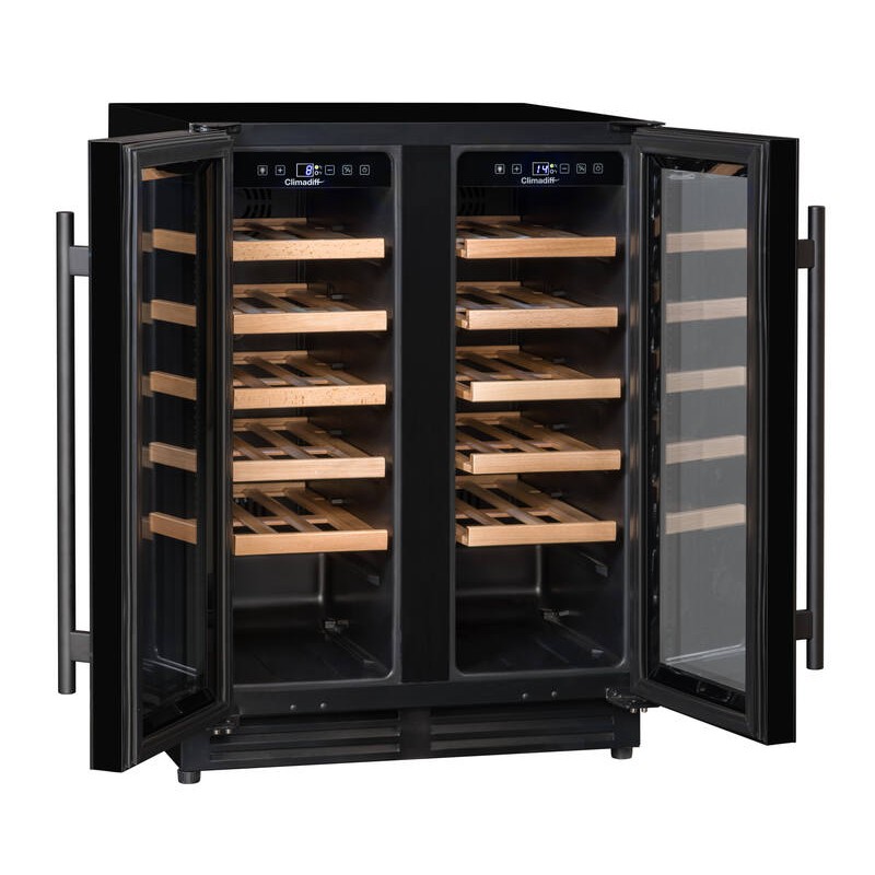 CBU40D1B Climadiff 40-bottle dual-zone built-in wine cellar - Climadiff