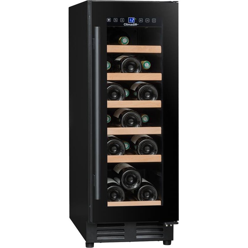 Built-in wine cellar CBU18S2B Climadiff - 20 bottles