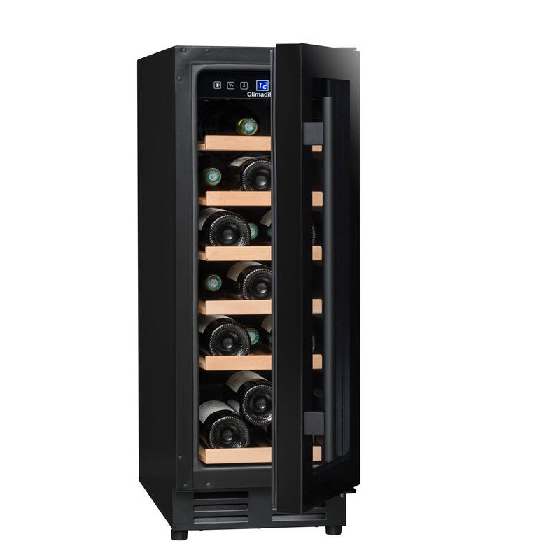 Built-in wine cellar CBU18S2B Climadiff - 20 bottles